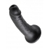 King Cock 6 Inches Cock Black - Pipedream