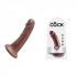 King Cock 6 Inches BrownDildo - Pipedream