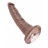 King Cock 7 Inches Dildo - Brown