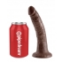 King Cock 7 Inches Dildo - Brown