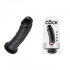 King Cock 8 Inch Dildo - Black