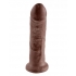 King C*ck 8 Inches Dildo - Brown - Pipedream