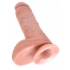 King Cock 8-Inch Realistic Dildo - Beige