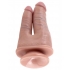 King Cock Double Penetrator Dildo Beige - Pipedream