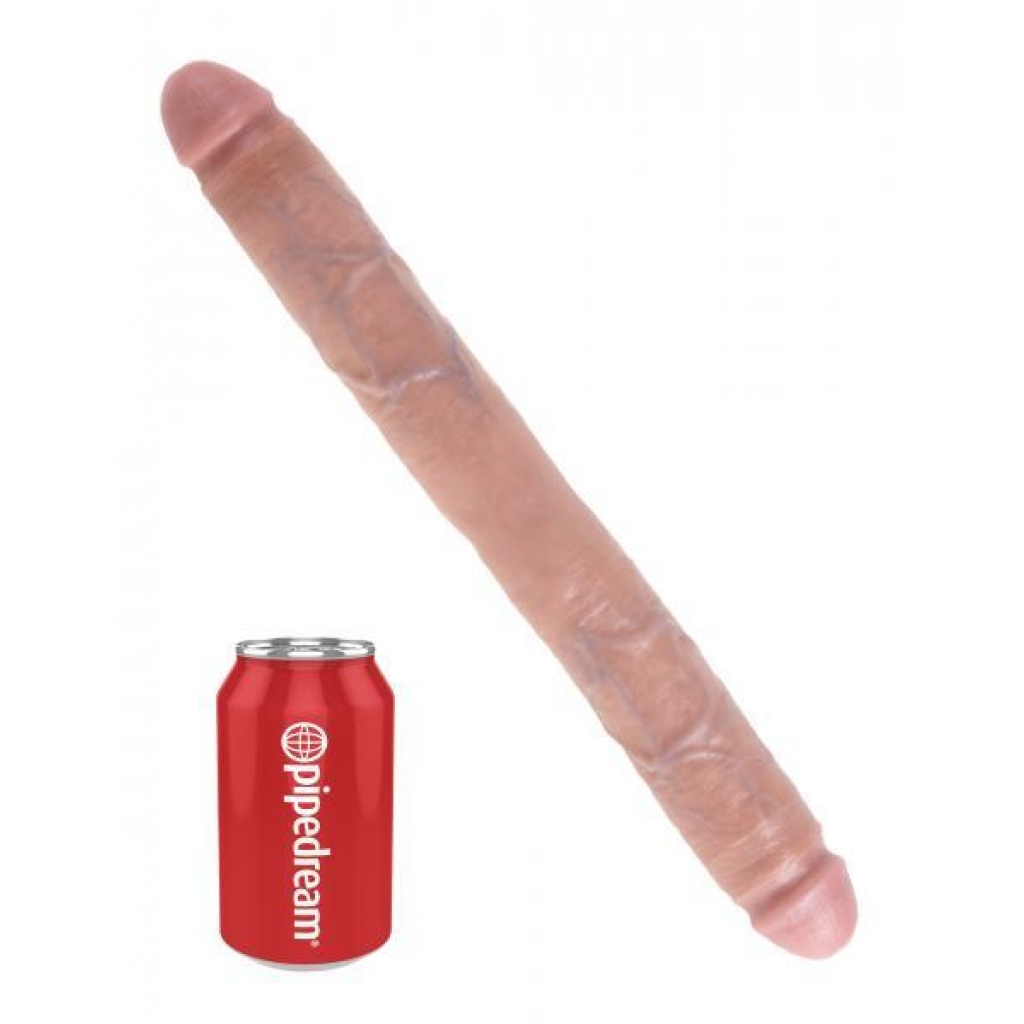 Thick Double Dildo 16 inch - Beige - Pipedream