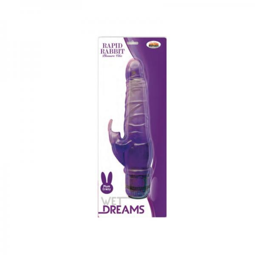 Rapid Rabbit Purple Vibrator - Hott Products