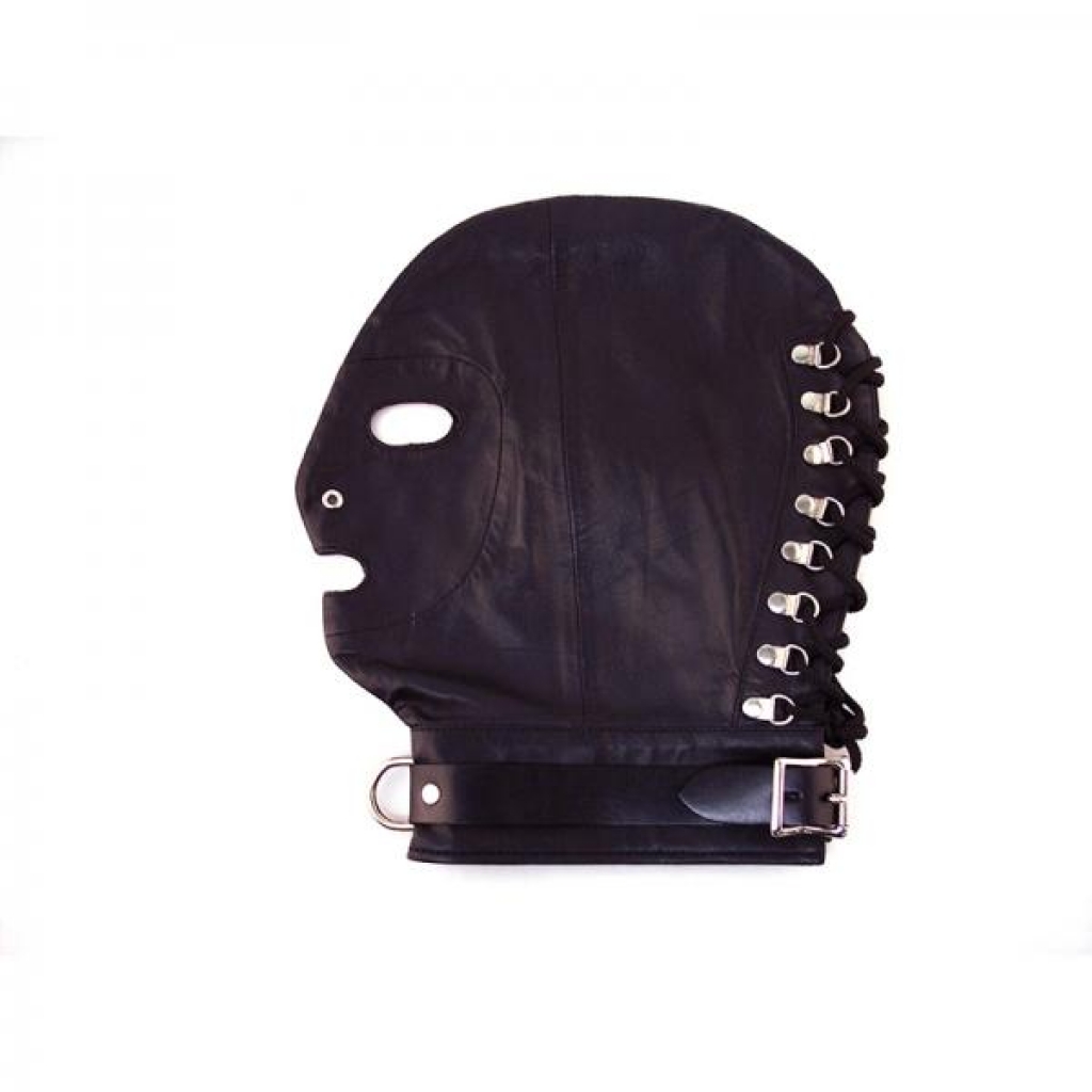 Rouge Mask D-Ring Lockable Buckle Strap Black  - Rouge Garments