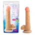 Au Natural 7 inches Sensa Feel Dildo - Realistic Tan