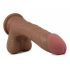 X5 Grinder Latin Realistic Dildo Brown - Blush