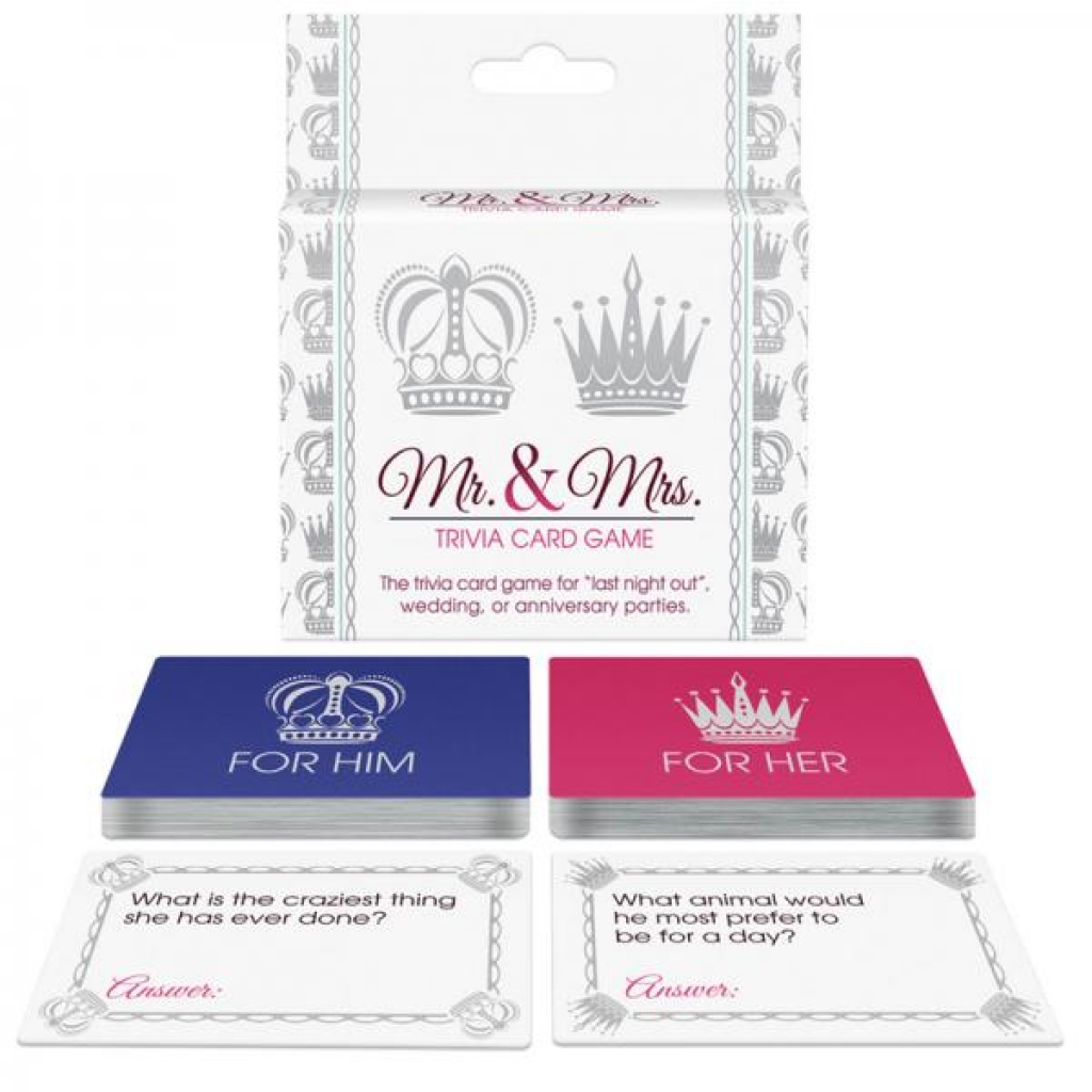 Mr. And Mrs. Trivia Card Game - Kheper Games