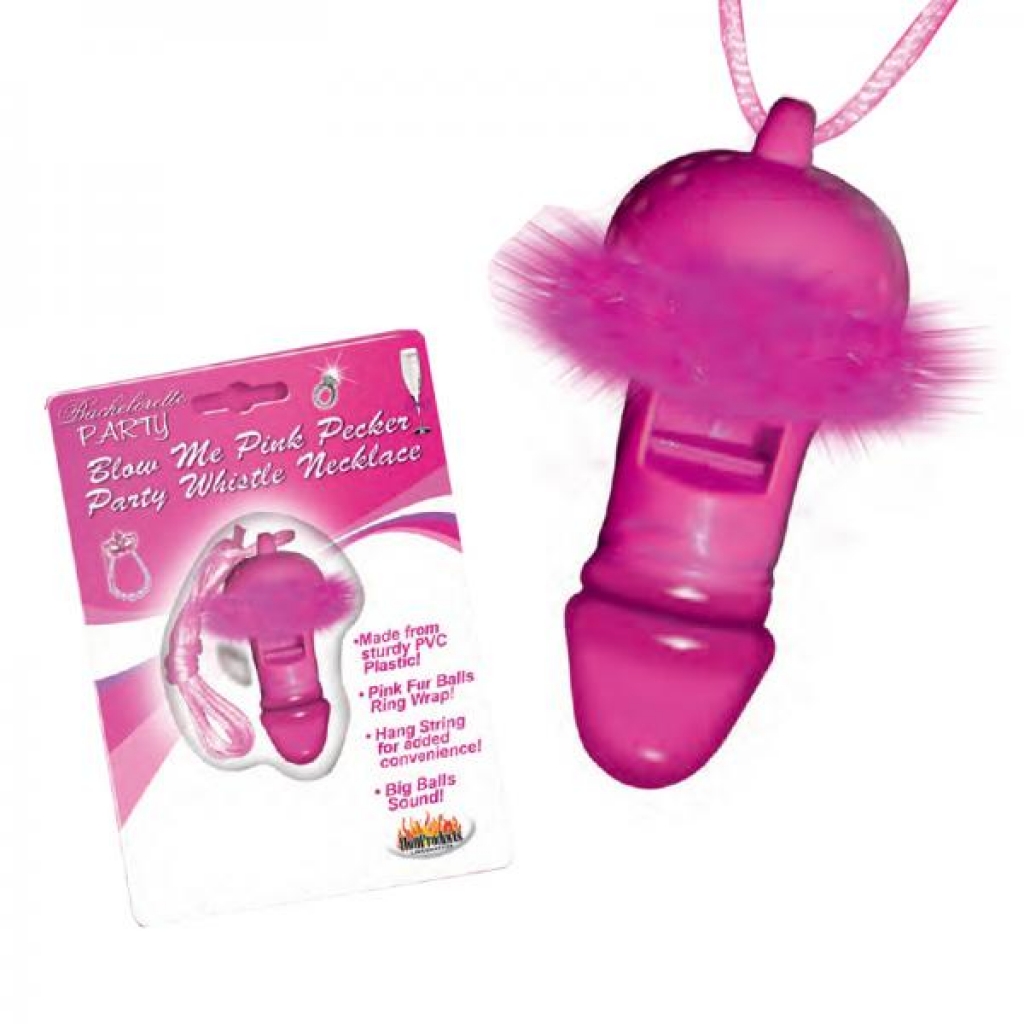 Blow Me Pink Pecker Whistle Necklace - Hott Products