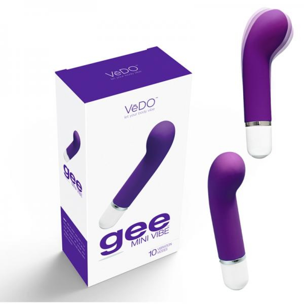 Vedo Gee Mini Vibe Into You - Indigo G-Spot Vibe