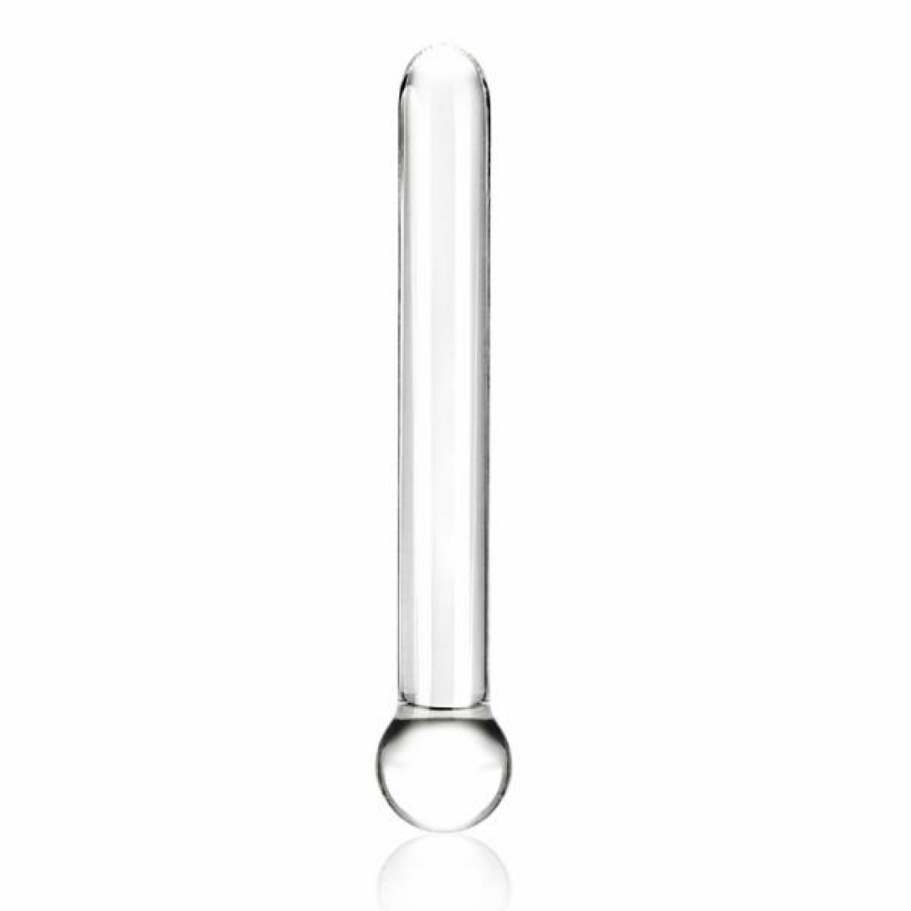 Glas 7 inches Straight Glass Dildo Clear - Electric Eel