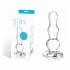 Glass Butt Plug 4 Inches Clear - Electric Eel