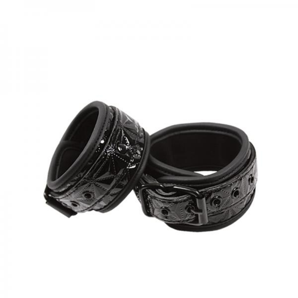 Sinful Black Wrist Cuffs - Ns Novelties