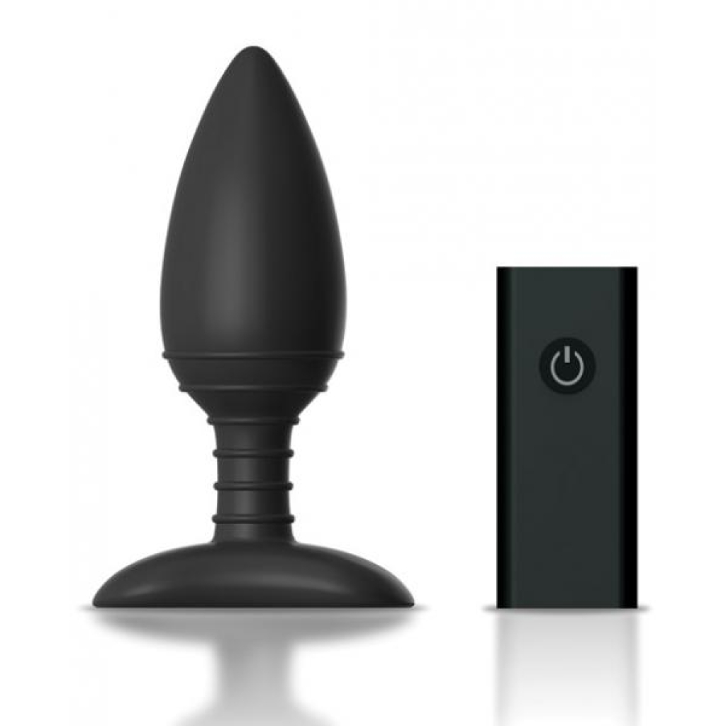 Nexus Ace Remote Control Large Butt Plug Black - Nexus