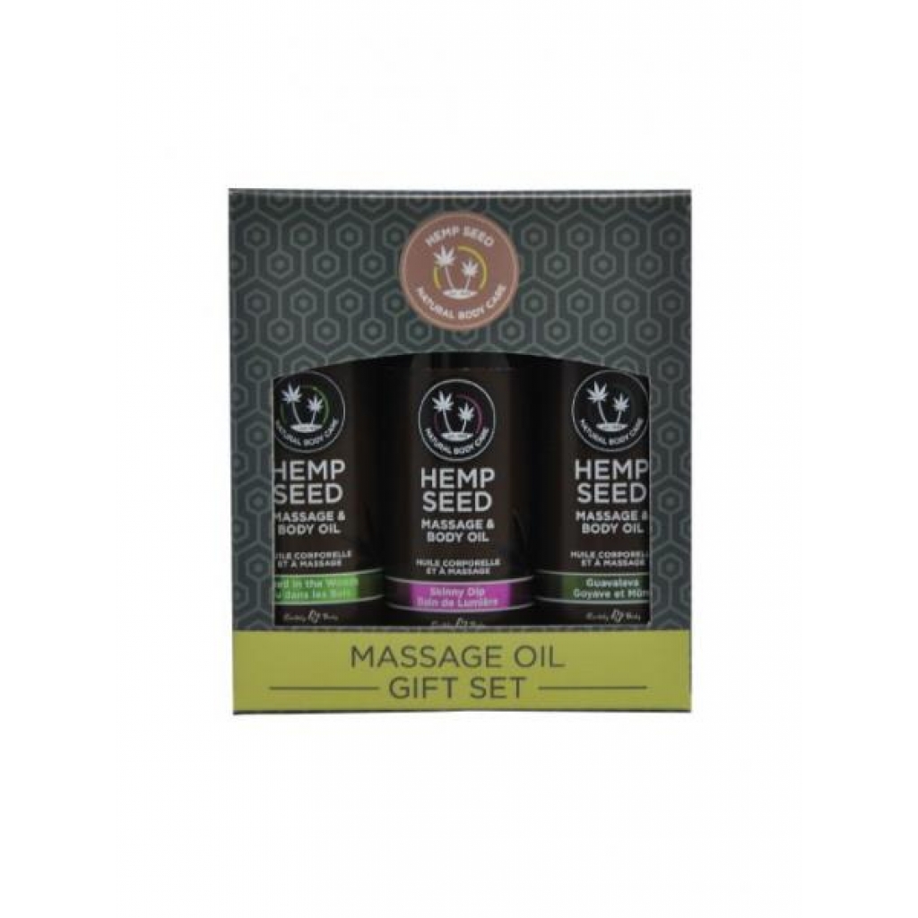 Massage Oil Fragrance Gift Set 3 Fragrances - Earthly Body