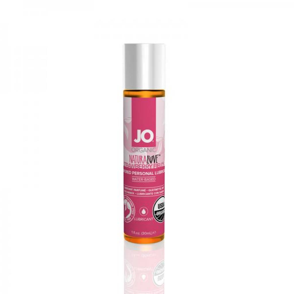 Jo Usda Organic - Strawberry - Lubricant (water-based) 1 Fl Oz / 30 Ml - System Jo