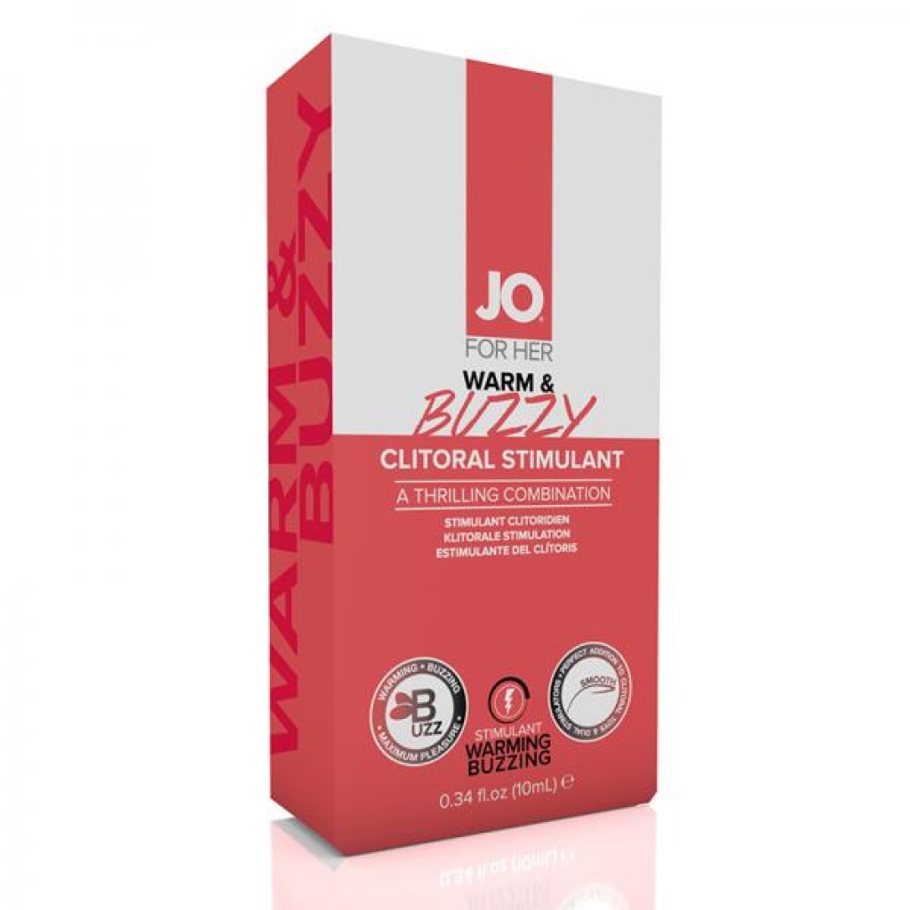 Jo Warm & Buzzy - Original - Stimulant (water-based) 0.34 Fl Oz / 10 Ml - System Jo