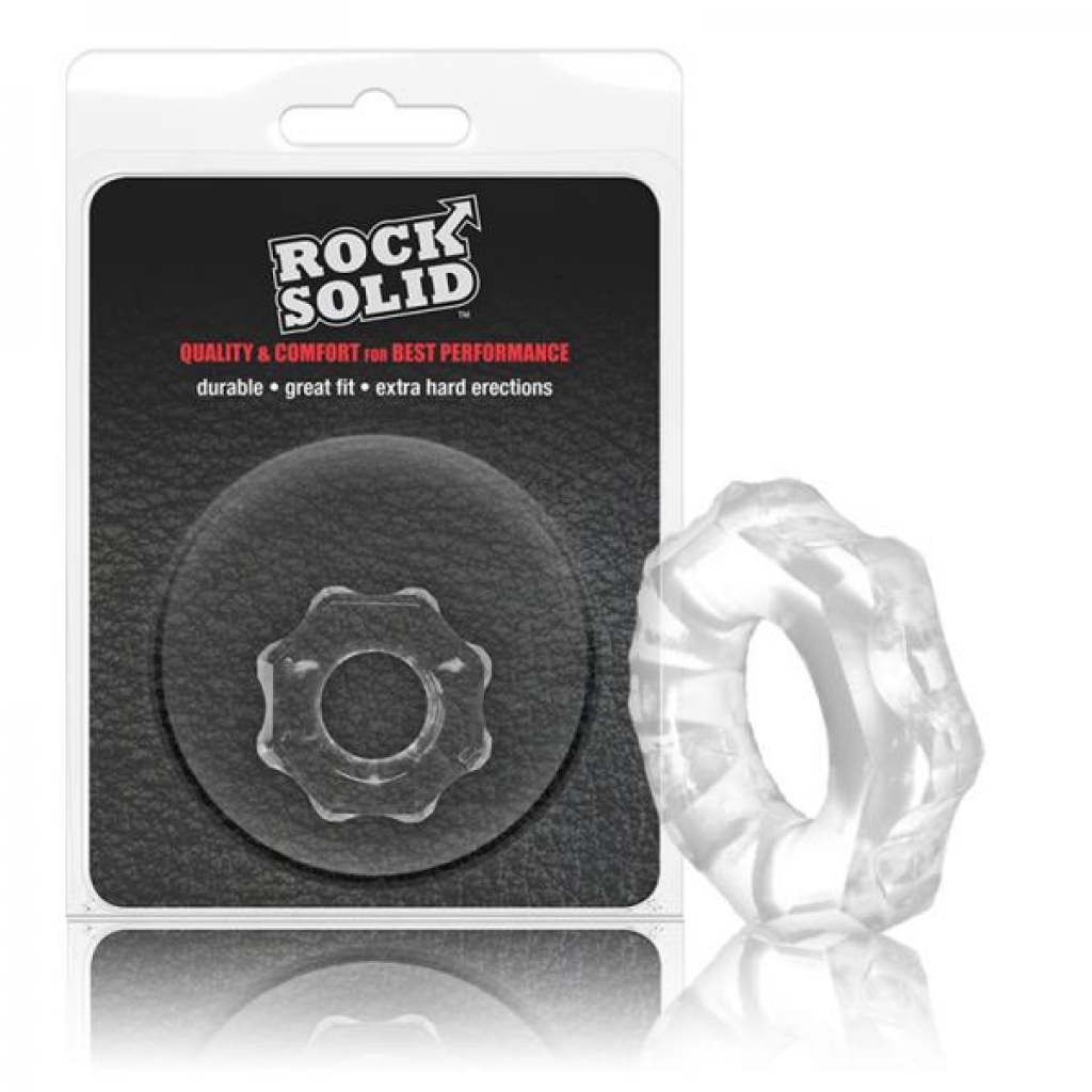 Rock Solid Gear Clear C Ring In A Clamshell - Rock Solid