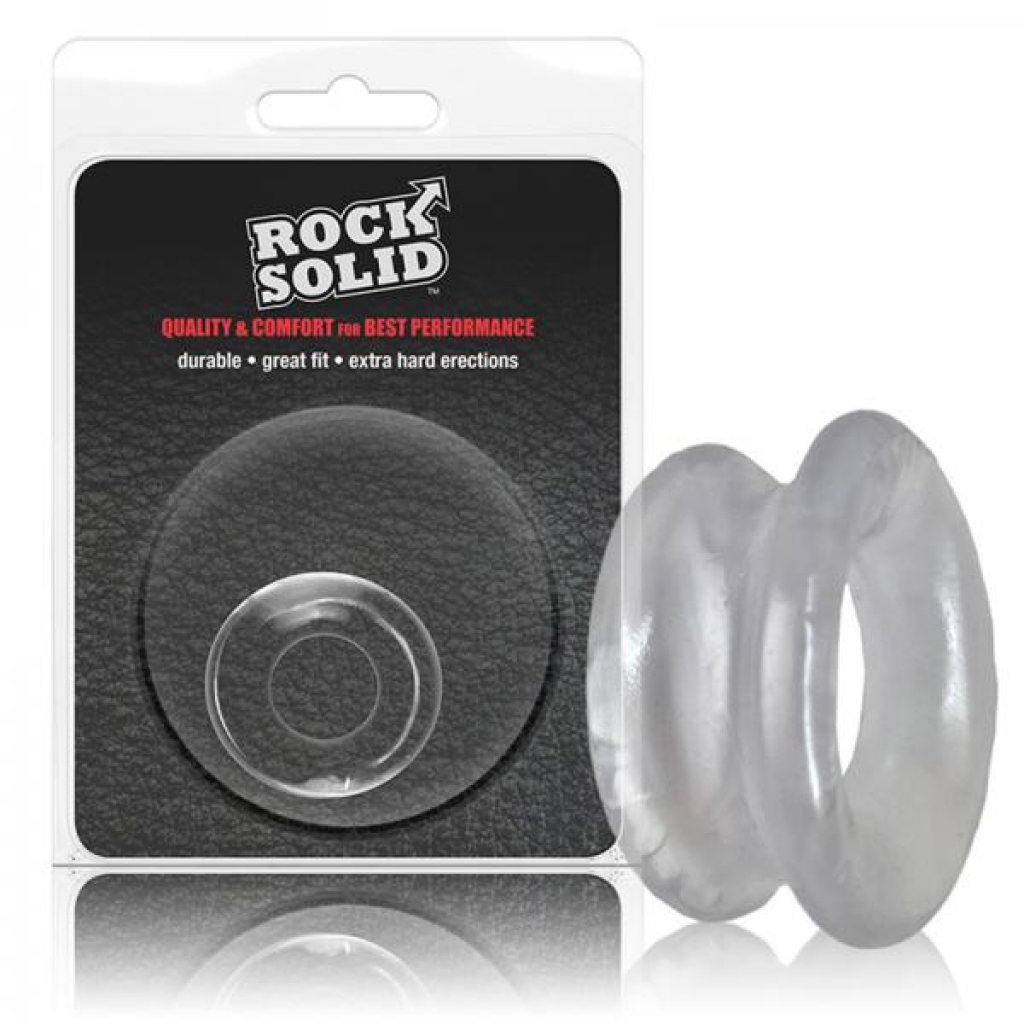 Rock Solid Convex Clear C Ring In A Clamshell - Rock Solid