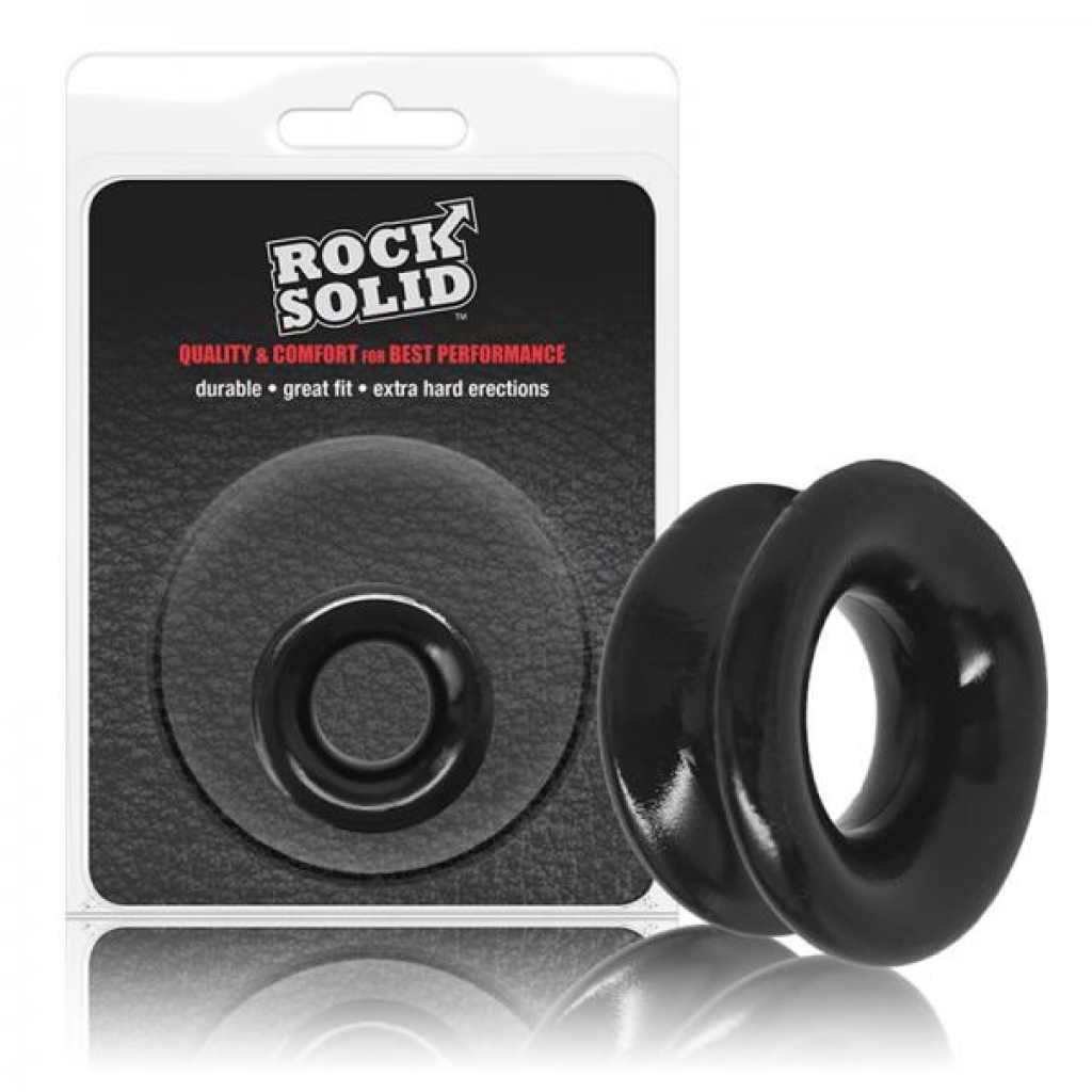 Rock Solid Convex Black C Ring In A Clamshell - Rock Solid