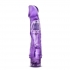 Realistic Waterproof Vibrator - 6 Inches, Purple