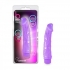 Realistic Waterproof Vibrator - 6 Inches, Purple