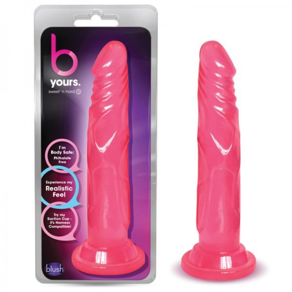 Blush B Yours Sweet N Hard 5 Pink Dildo