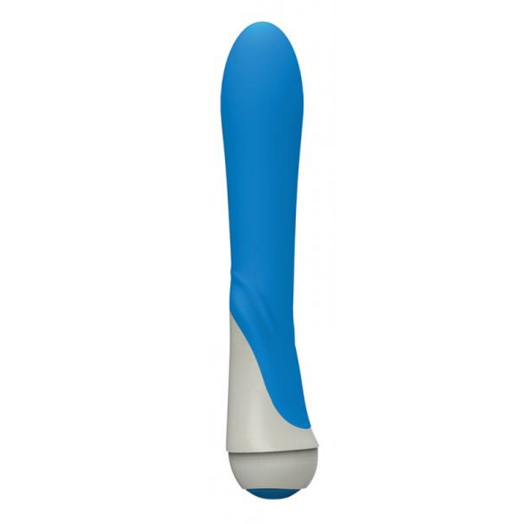 Vanessa 7 Function Silicone Vibrator Blue - Curve Novelties