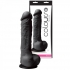 Colours Pleasures 8 Inches Silicone Dildo - Black