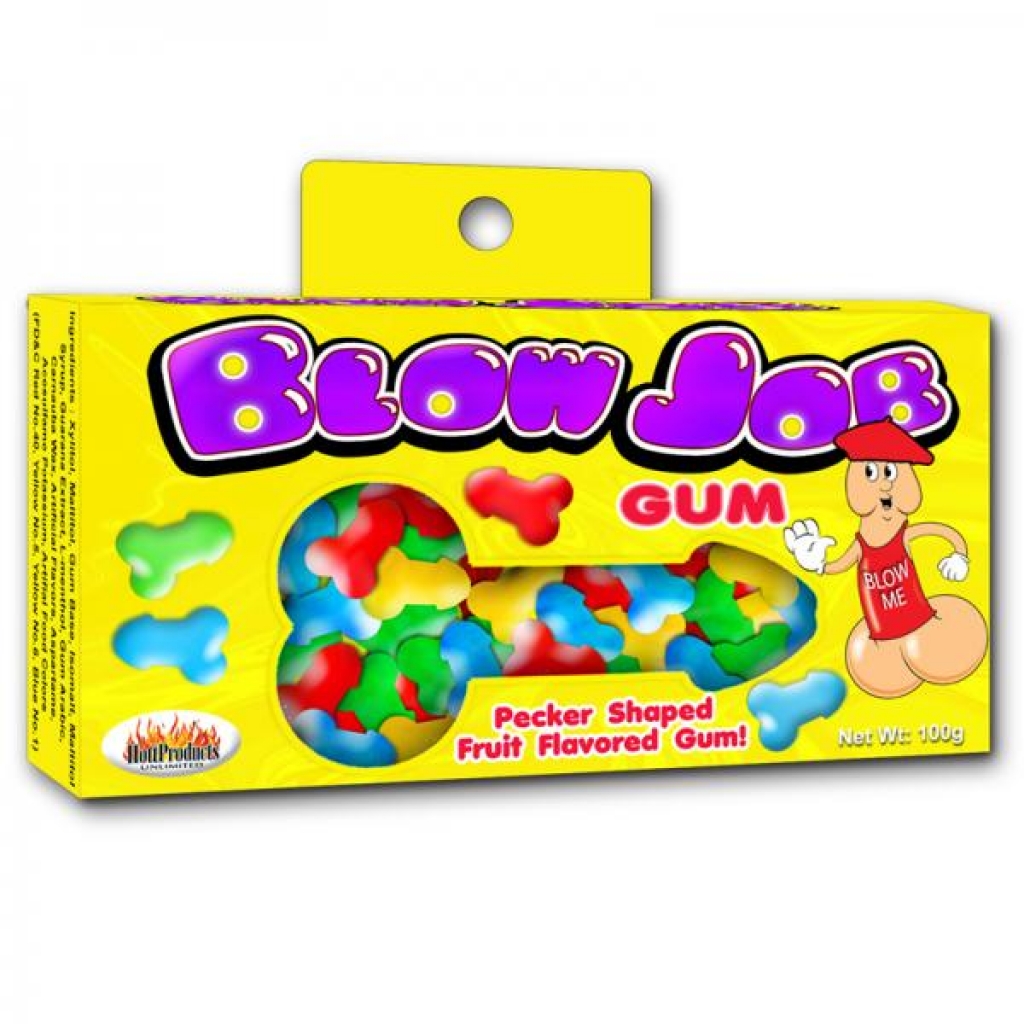 Blow Job Pecker Shaped Bubble Gum - Fruit Flavored 3.5oz