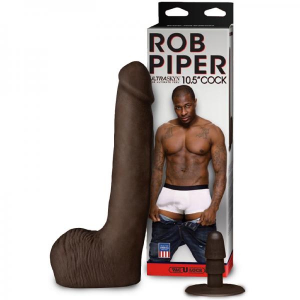 Rob Piper Ultraskyn 10.5 inches Cock Brown Dildo - Doc Johnson