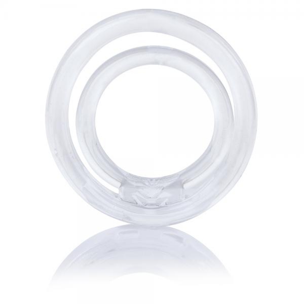 Comfortable Double Erection C-Ring with Ball Sling