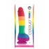 Colours Pride Edition 8 inches Dong Rainbow - Ns Novelties