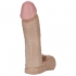 8-Inch Realistic Cock Vac-U-Lock Attachment - Beige