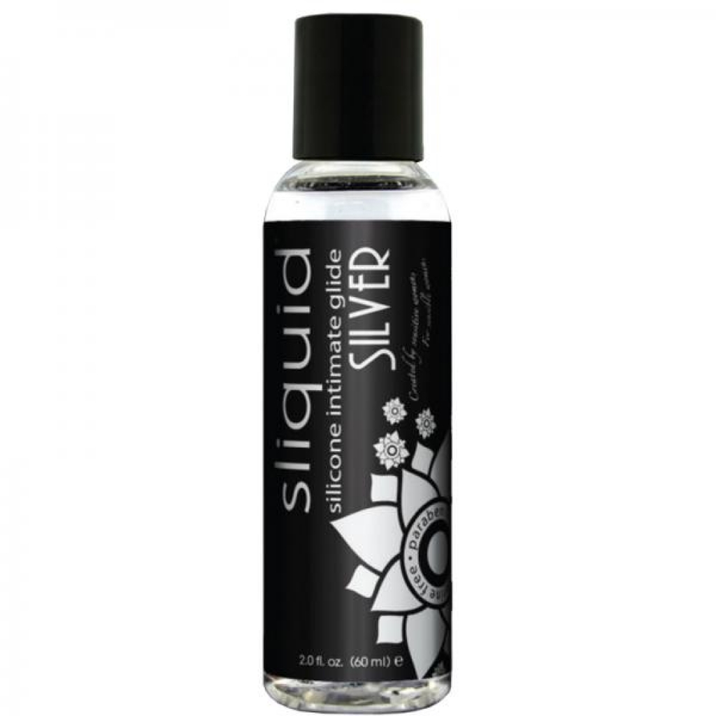 Sliquid Naturals Silver Silicone Lubricant 2oz - Sliquid