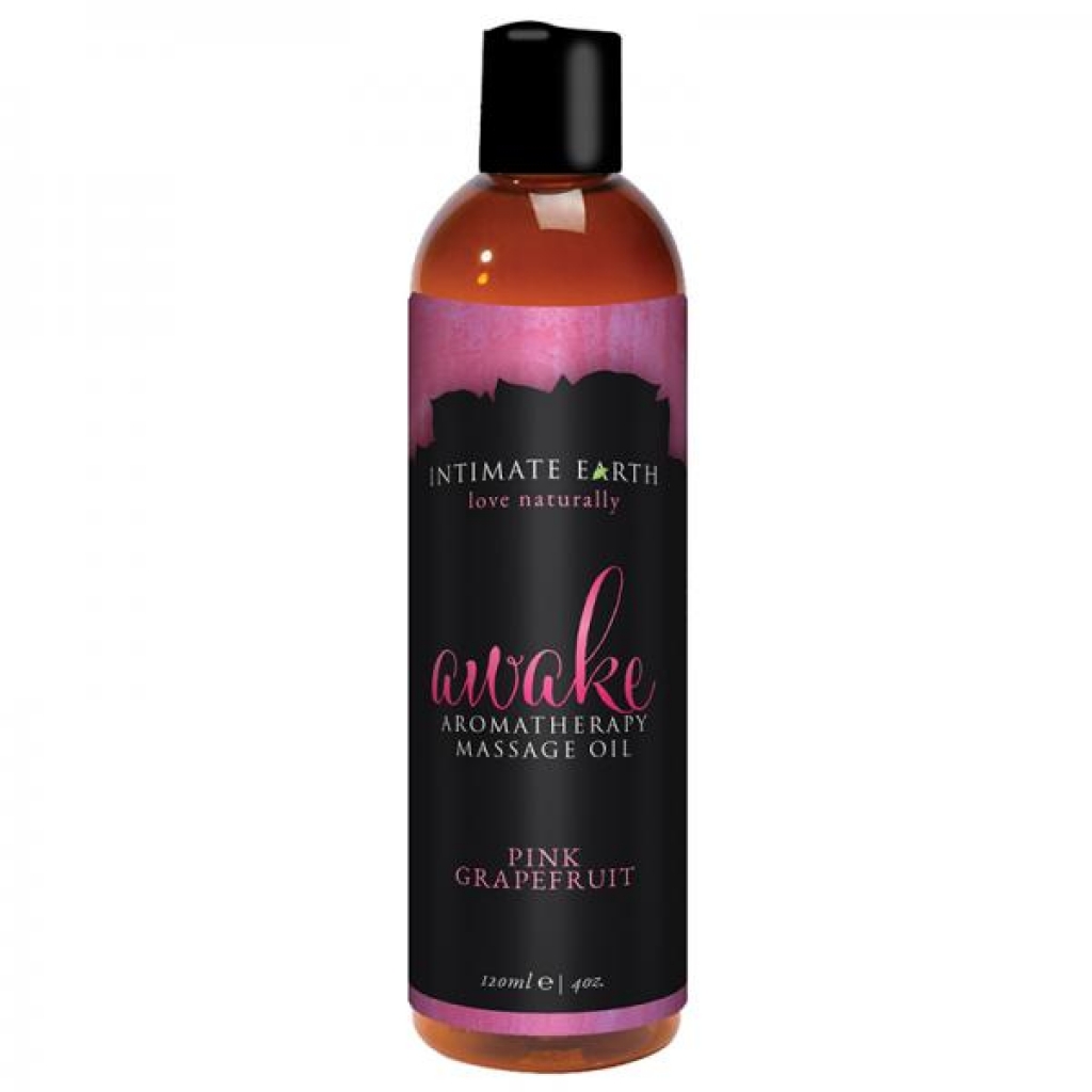 Intimate Earth Awake Massage Oil 4oz - Intimate Earth