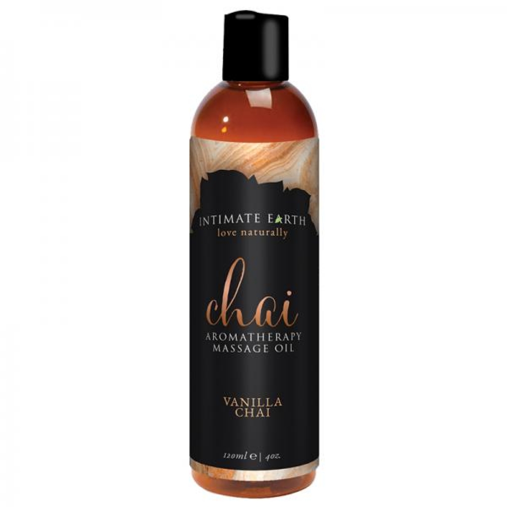 Intimate Earth Chai Massage Oil 4oz - Intimate Earth