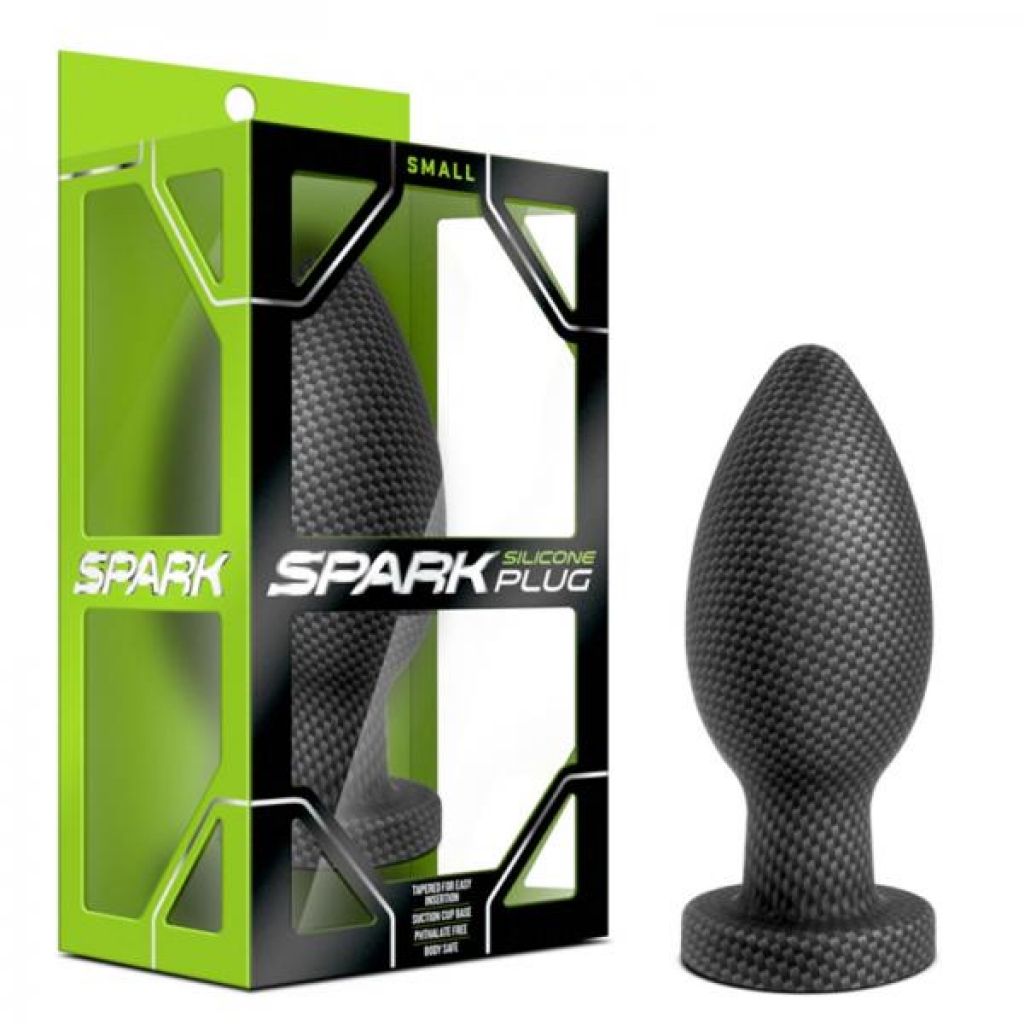 Spark - Silicone Plug - Small - Carbon Fiber - Blush