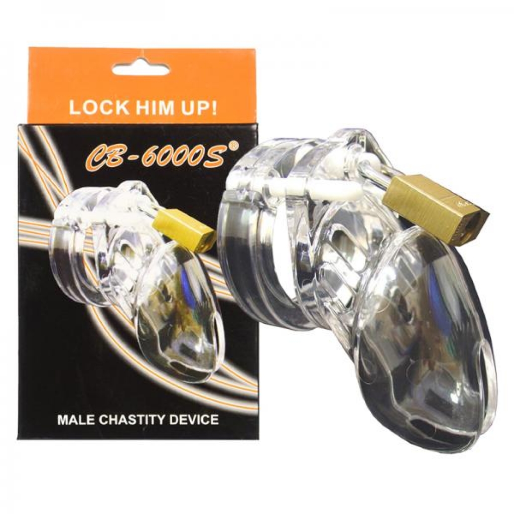 CB-6000S Clear Male Chastity Device