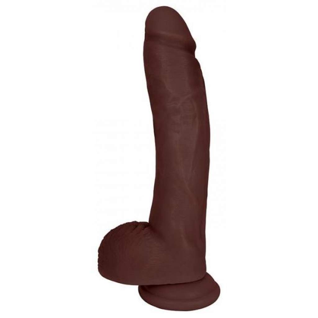 Jock Dong 10 Inches with Balls - Chocolate Brown