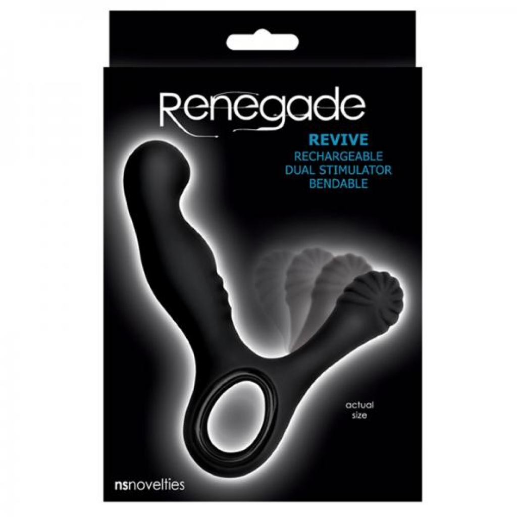 Renegade Revive Prostate Massager Black - Ns Novelties