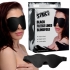 Strict Fleece Lined Blindfold Black O/S - Xr Llc