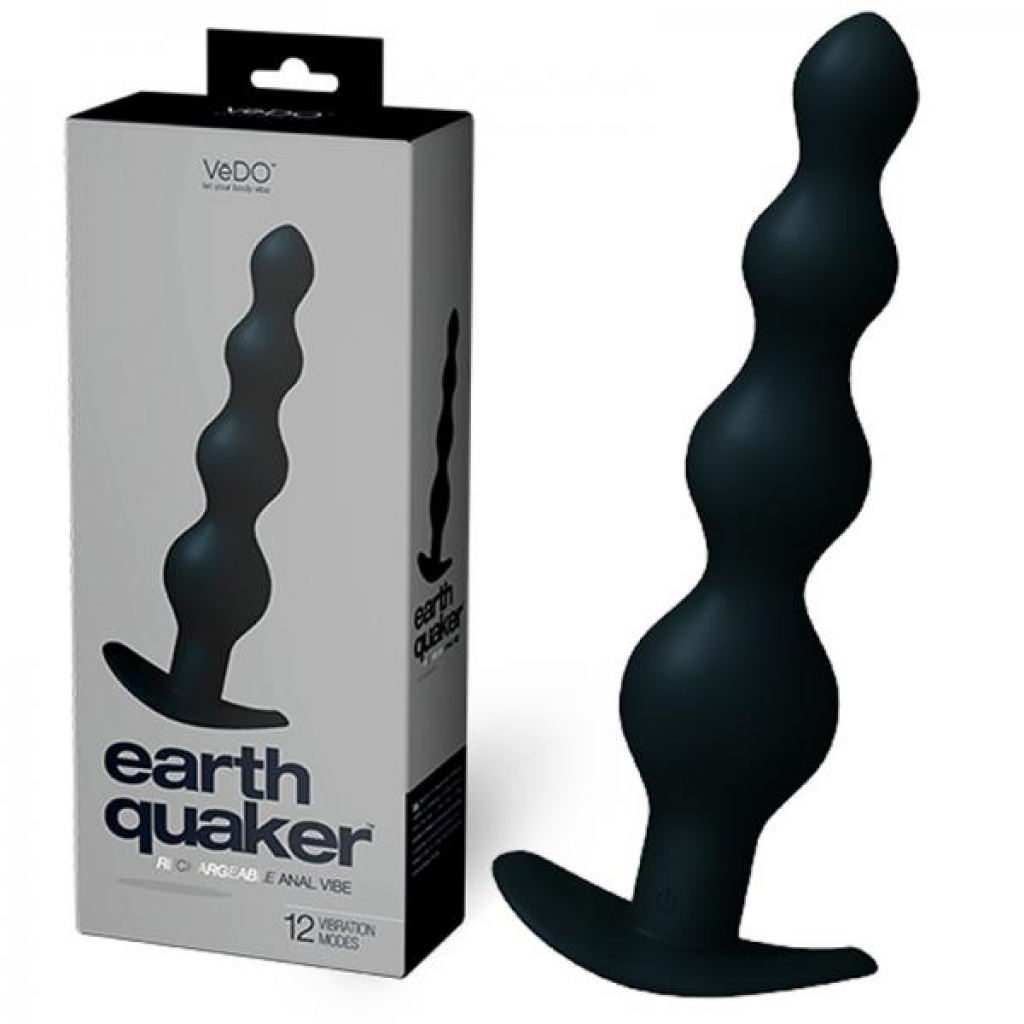 Vedo Earth Quaker Anal Vibe - Just Black - Men's - Vedo