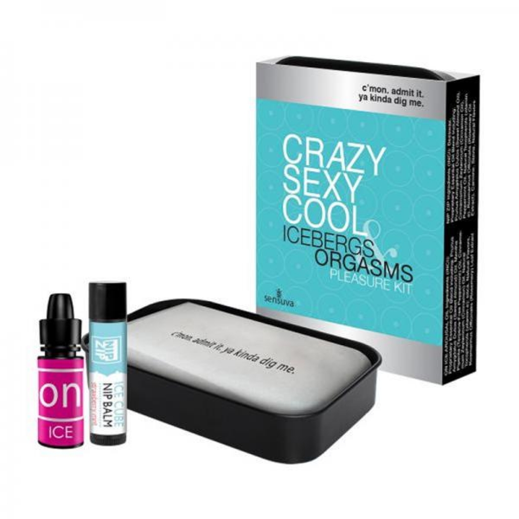 Crazy Sexy Cool Icebergs & Orgasms Cooling Arousal Pleasure Kit - Sensuva