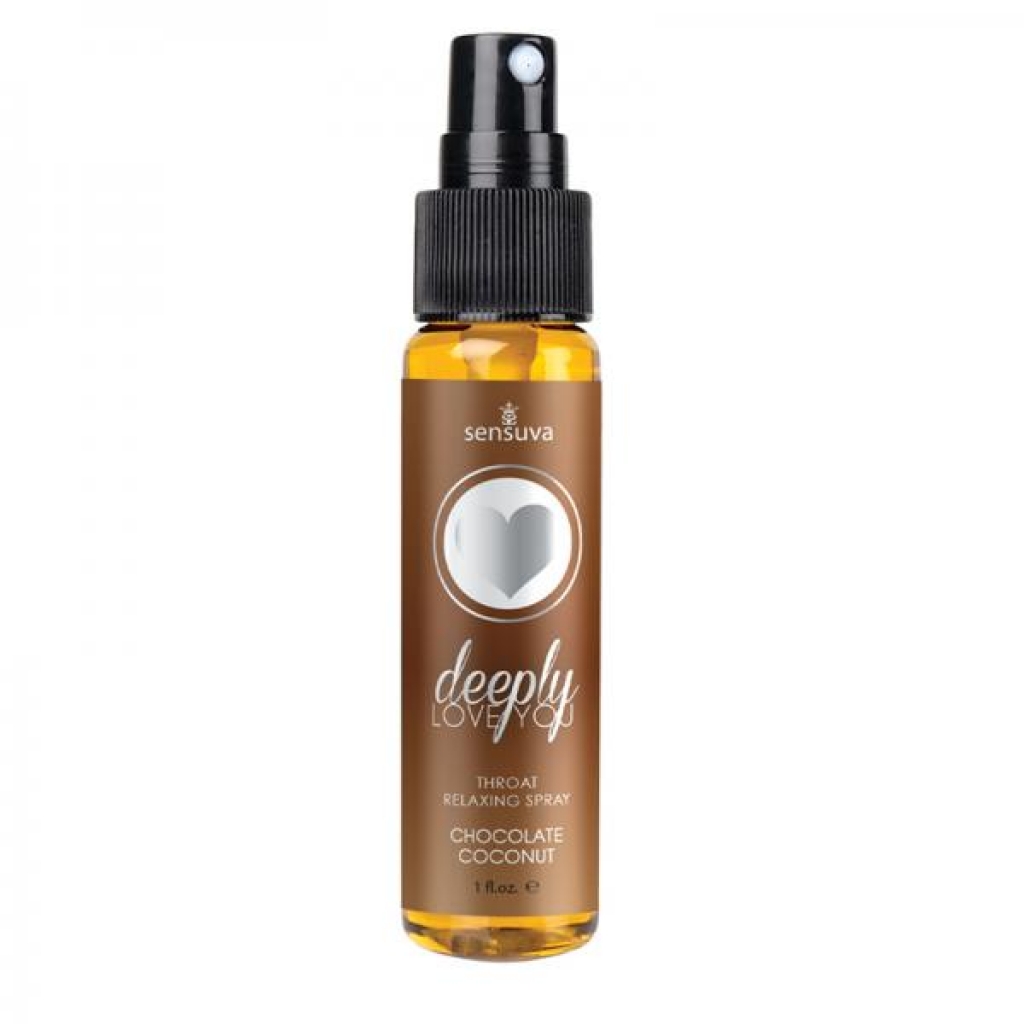 Deeply Love You Chocolate Coconut Throat Relaxing Spray - 1 oz