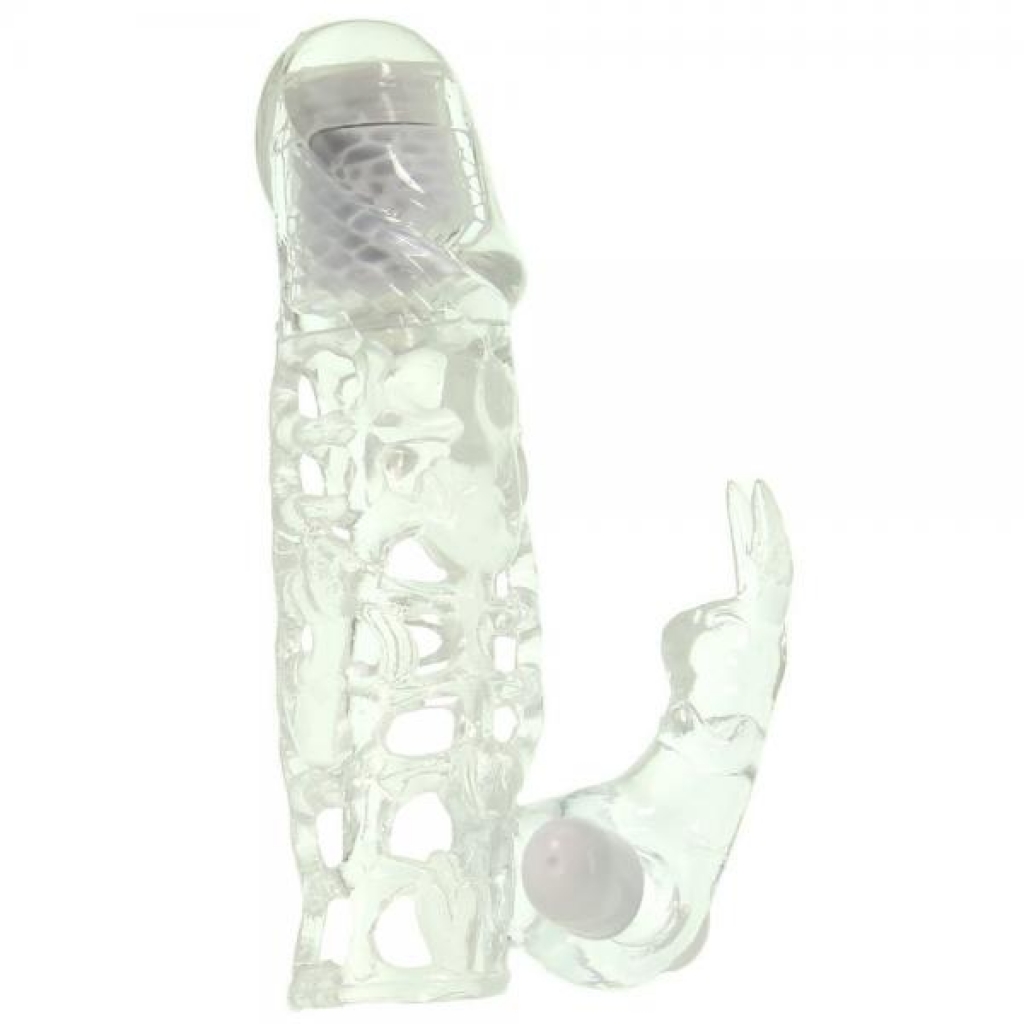 Sex Vibrating Rabbit Extender Clear - Nasstoys