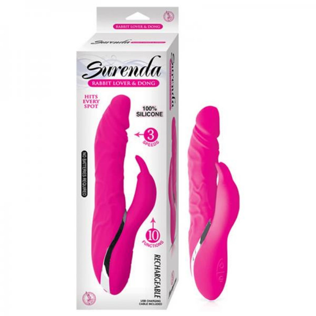 Surenda Rabbit Lover & Dong Pink Vibrator - Nasstoys