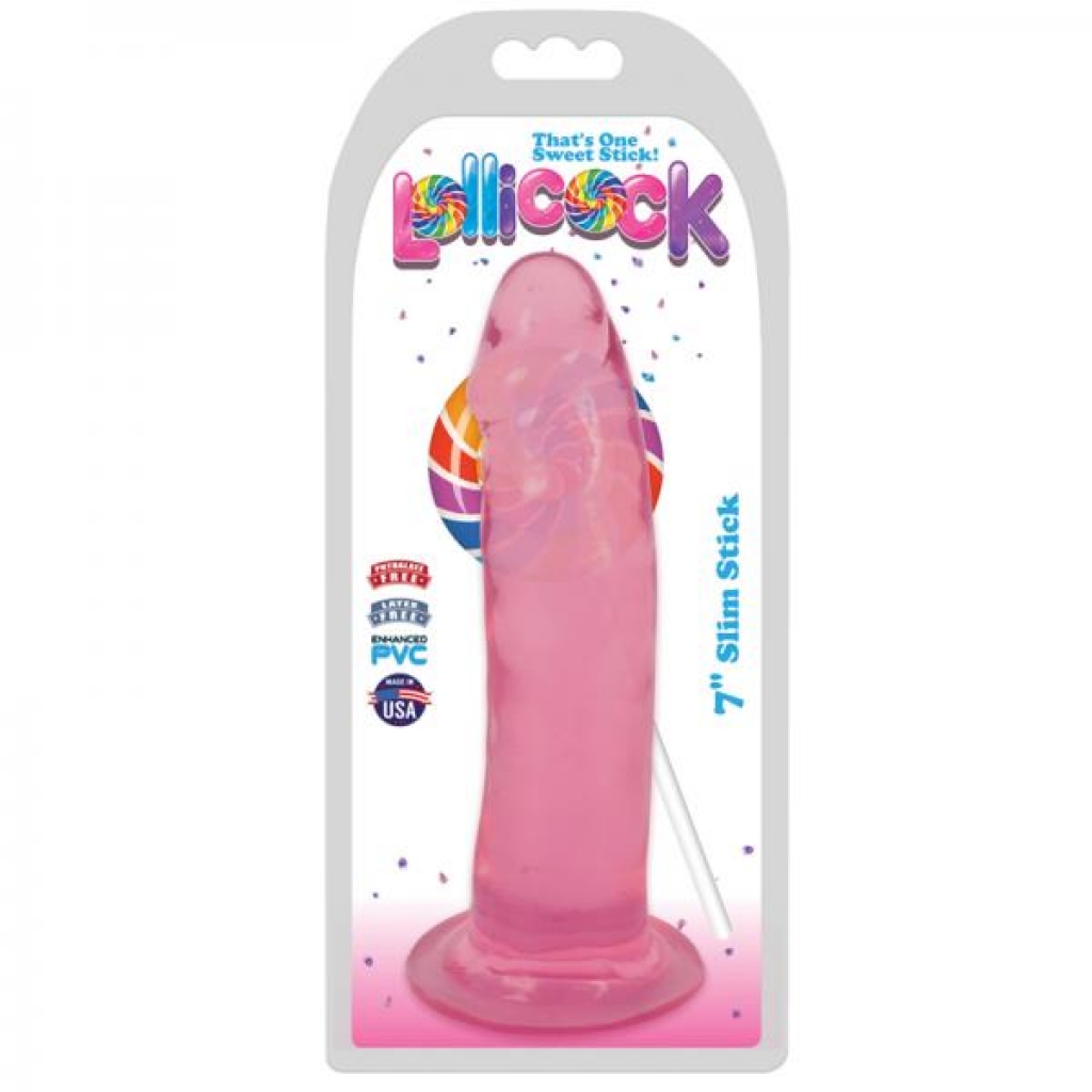 Lollicock Slim Stick 7 Inch Cherry Ice Dong